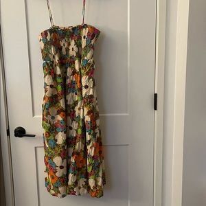 Wray NYC Acid Floral Marais Dress Size L